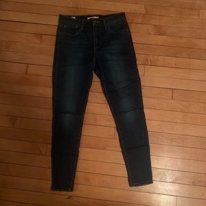 Levi mile high rise denim jeans